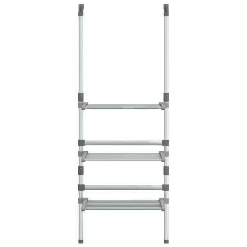 Viseći stalak za sušenje rublja s 3 razine aluminijski  - 50 x 25 x 135 cm Cijena