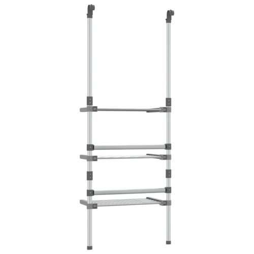 Viseći stalak za sušenje rublja s 3 razine aluminijski  - 50 x 25 x 135 cm Cijena