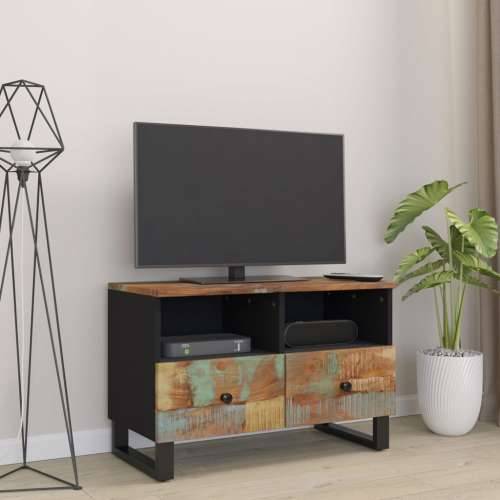 TV ormarić 70 x 33 x 46 cm od masivnog obnovljenog drva - 1 masivno obnovljeno drvo Cijena