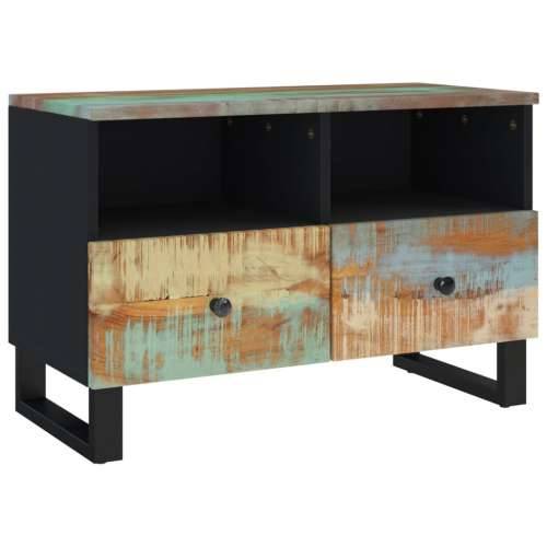 TV ormarić 70 x 33 x 46 cm od masivnog obnovljenog drva - 1 masivno obnovljeno drvo Cijena
