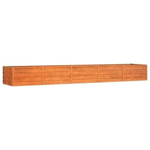 Povišena gredica - Vrtna gredica boja hrđe 400 x 80 x 45 cm čelik COR-TEN - 400 x 80 x 45 cm 1 Cijena