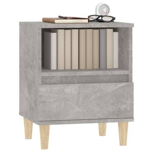 Noćni ormarići 2 kom siva boja betona 40x35x50 cm - Beton siva 2 Cijena
