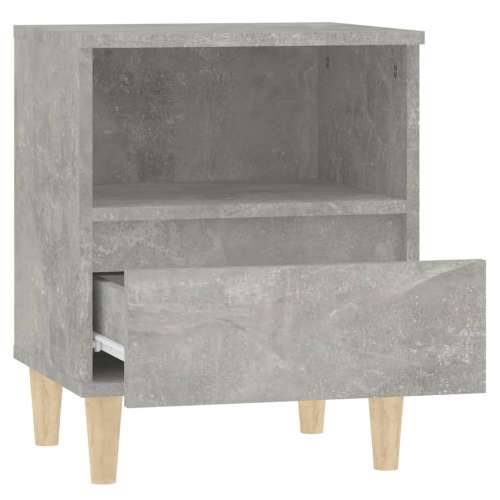 Noćni ormarići 2 kom siva boja betona 40x35x50 cm - Beton siva 2 Cijena