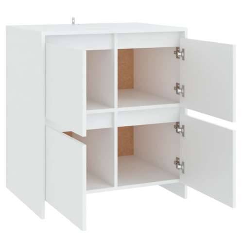 Komoda bijela 70 x 41 x 75 cm od konstruiranog drva - Bijela 1 Cijena