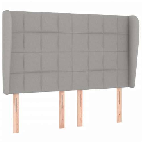 Krevet s oprugama i madracem svjetlosivi 140x190 cm od tkanine - Svjetlosiva 140 x 190 cm Blok s kvadratima Cijena