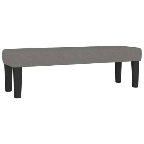 Krevet s oprugama i madracem tamnosivi 140x190 cm od tkanine - Tamno siva 140 x 190 cm Blok s kvadratima Cijena
