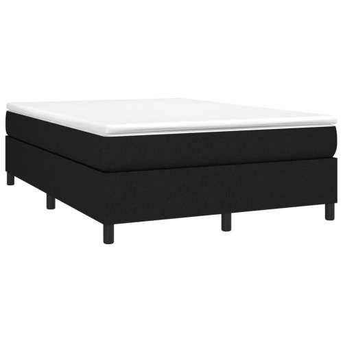 Krevet s oprugama i madracem crni 140x200 cm od tkanine - Crna 140 x 200 cm 35 cm Cijena