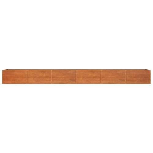 Povišena gredica - Vrtna gredica boja hrđe 480 x 80 x 45 cm čelik COR-TEN - 480 x 80 x 45 cm 1 Cijena