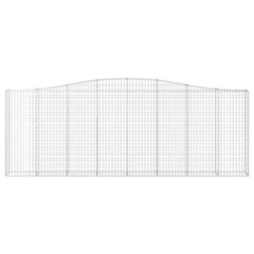 Gabion - Gabion ograde - Gabionska košara s lukom 400x30x140/160 cm pocinčano željezo - 400 x 30 x 140/160 cm 1 Cijena