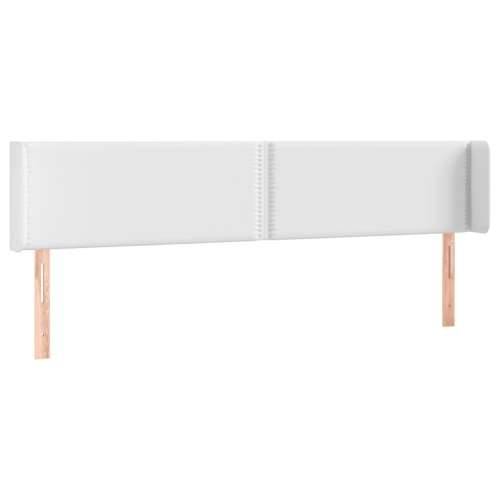LED uzglavlje bijelo 163x16x78/88 cm od umjetne kože - Bijela 163 x 16 x 78/88 cm 1 Cijena