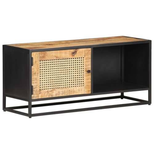 TV ormarić 90x30x40 cm od grubog drva manga i prirodne trske Cijena