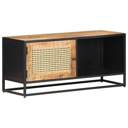 TV ormarić 90x30x40 cm od grubog drva manga i prirodne trske Cijena
