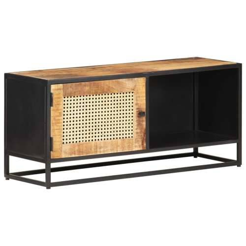 TV ormarić 90x30x40 cm od grubog drva manga i prirodne trske Cijena