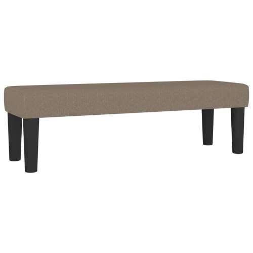 Krevet s oprugama i madracem smeđesivi 140 x 190 cm od tkanine - Sivo-smeđa 140 x 190 cm Obično s čavlima Cijena