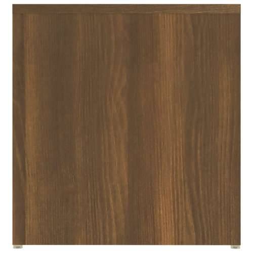 Bočni stolić smeđa boja hrasta 59x36x38 cm konstruirano drvo - Smeđi hrast 1 Cijena