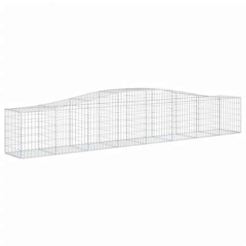 Gabion - Gabion ograde - Gabionska košara s lukom 400x50x60/80 cm pocinčano željezo - 400 x 50 x 60/80 cm 1 Cijena