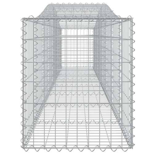 Gabion - Gabion ograde - Gabionska košara s lukom 400x50x60/80 cm pocinčano željezo - 400 x 50 x 60/80 cm 1 Cijena