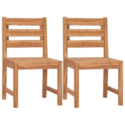 Vrtna garnitura - 3-dijelni vrtni blagovaonski set od masivne tikovine - 80 x 80 x 77 cm 2 Cijena