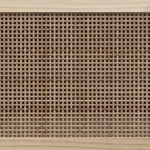 TV ormarić smeđi 105 x 30 x 40cm od borovine i prirodnog ratana - Smeđa 1 Cijena