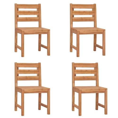 Vrtna garnitura - 5-dijelni vrtni blagovaonski set od masivne tikovine - 80 x 80 x 77 cm 4 Cijena