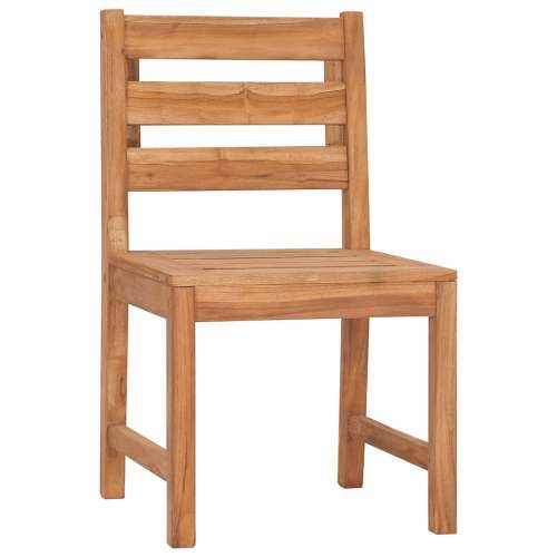 Vrtna garnitura - 5-dijelni vrtni blagovaonski set od masivne tikovine - 80 x 80 x 77 cm 4 Cijena