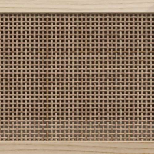 TV ormarić bijeli 105x30x40 cm od borovine i prirodnog ratana - Bijela 1 Cijena