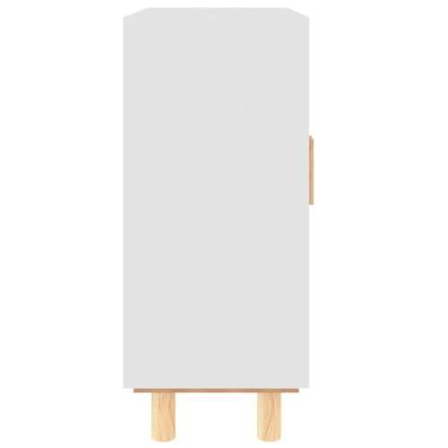 Komoda bijela 60 x 30 x 70 cm masivna borovina i prirodni ratan - Bijela 1 Cijena