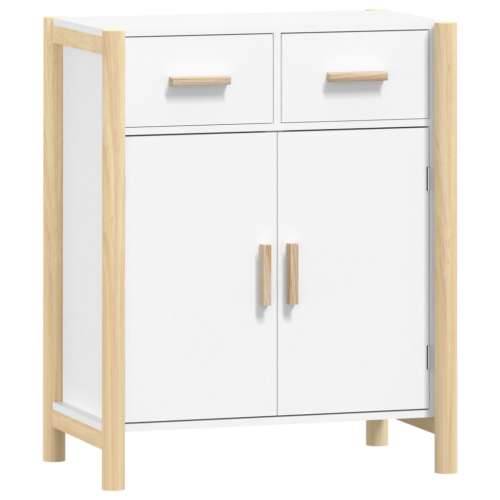 Komoda bijela 62 x 38 x 75 cm od konstruiranog drva - Bijela 1 Cijena