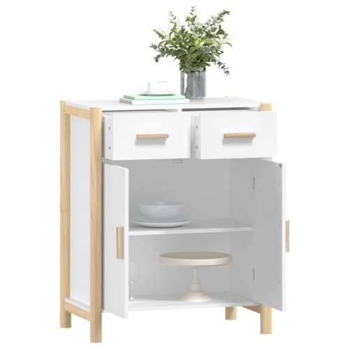 Komoda bijela 62 x 38 x 75 cm od konstruiranog drva - Bijela 1 Cijena