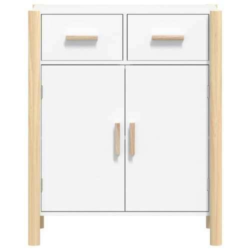Komoda bijela 62 x 38 x 75 cm od konstruiranog drva - Bijela 1 Cijena
