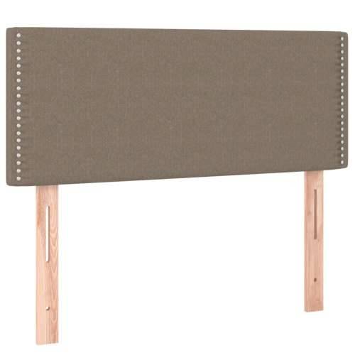 Krevet s oprugama i madracem smeđesivi 90x200 cm od tkanine - Sivo-smeđa 90 x 200 cm Obično s čavlima Cijena