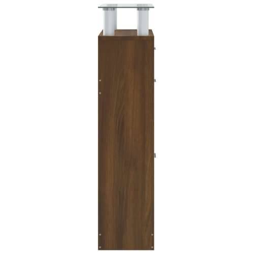 Ormarić za cipele boja hrasta 63x24x104 cm konstruirano drvo - Smeđi hrast 1 Cijena