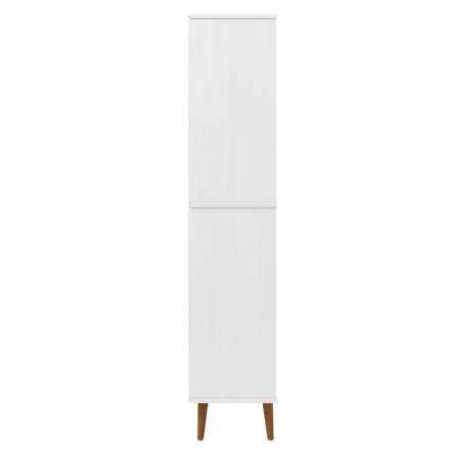 Regal za knjige MOLDE bijeli 85x35x170,5 cm od masivne borovine - Bijela 1 Cijena