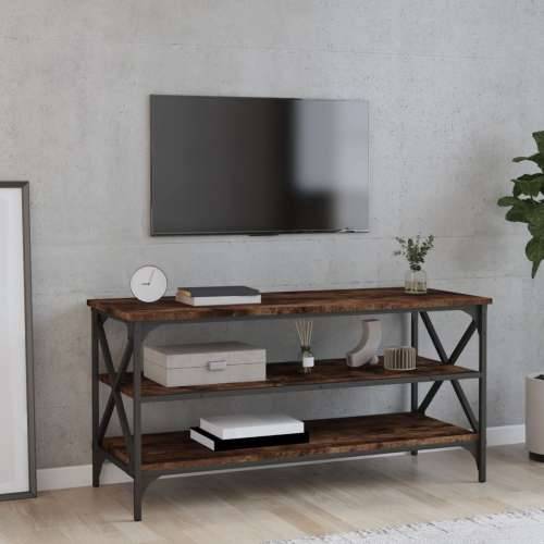 TV ormarić boja dimljenog hrasta 100x40x50 cm konstruirano drvo - Dimljeni hrast 100 x 40 x 50 cm 1 Cijena