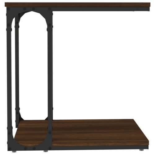 Bočni stolić boja smeđeg hrasta 50x35x52 cm konstruirano drvo - Smeđi hrast 50 x 35 x 52 cm 1 Cijena