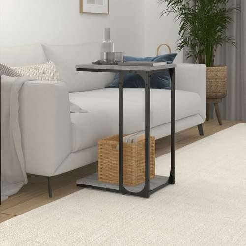 Bočni stolić boja sivog hrasta 40x30x60 cm konstruirano drvo - Sivi hrast sonoma 40 x 30 x 60 cm 1 Cijena
