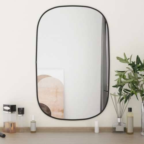 Zidno ogledalo crna 70x45 cm Cijena