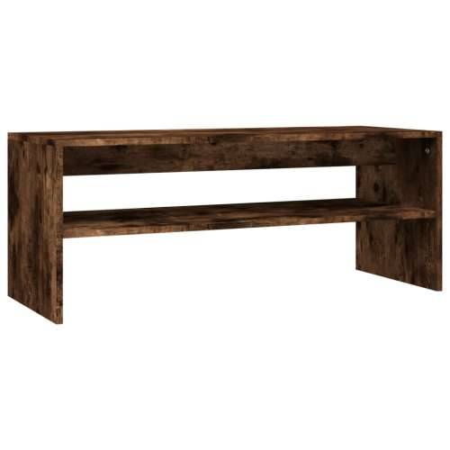 Stolić za kavu boja hrasta 100x40x40 cm od konstruiranog drva - Dimljeni hrast 1 Cijena