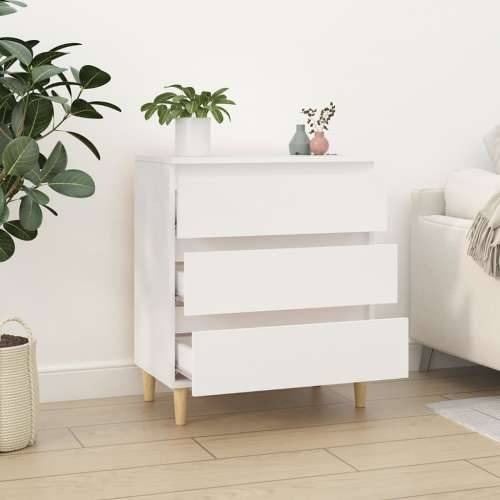 Komoda bijela 60 x 35 x 70 cm od konstruiranog drva - Bijela 1 Cijena