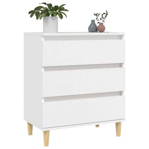Komoda bijela 60 x 35 x 70 cm od konstruiranog drva - Bijela 1 Cijena