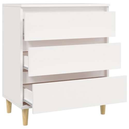 Komoda bijela 60 x 35 x 70 cm od konstruiranog drva - Bijela 1 Cijena