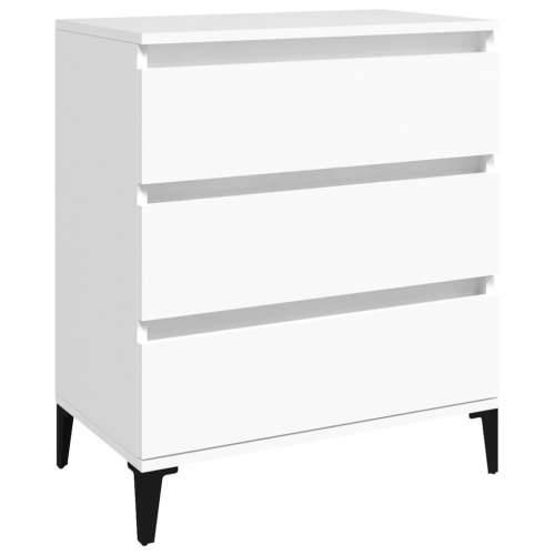 Komoda bijela 60 x 35 x 70 cm od konstruiranog drva - Bijela 1 Cijena