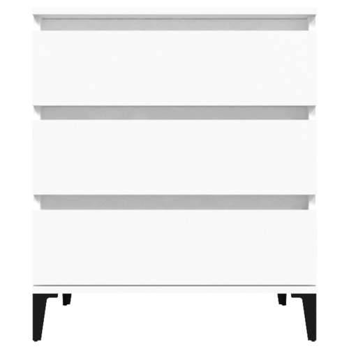Komoda bijela 60 x 35 x 70 cm od konstruiranog drva - Bijela 1 Cijena