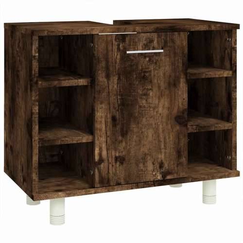 Kupaonski ormarić boja dimljenog hrasta 60x32x53,5 cm drveni - Dimljeni hrast 1 Cijena