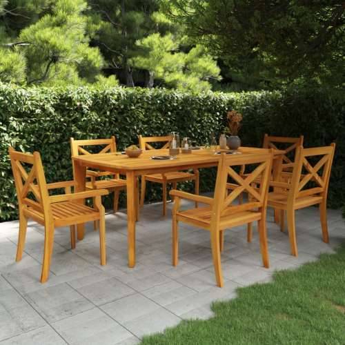 Vrtni stol 200 x 100 x 75 cm od masivnog bagremovog drva - 200 x 100 x 75 cm 1 Cijena