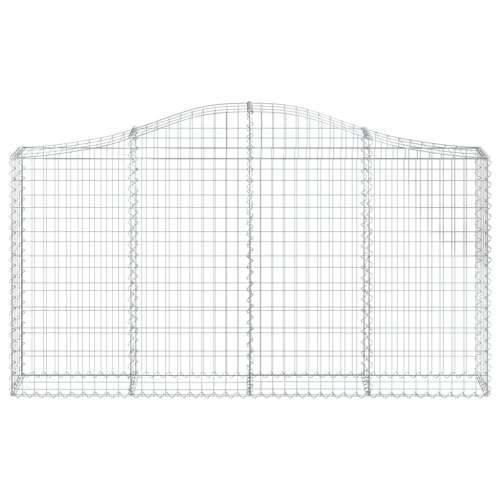 Lučne gabionske košare 3 kom 200x30x100/120cm pocinčano željezo - 200 x 30 x 100/120 cm 3 Cijena
