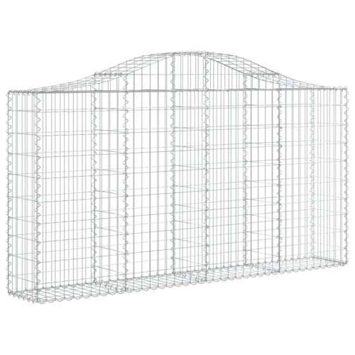 Lučne gabionske košare 9 kom 200x30x100/120cm pocinčano željezo - 200 x 30 x 100/120 cm 9 Cijena