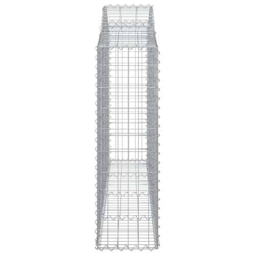 Lučne gabionske košare 9 kom 200x30x100/120cm pocinčano željezo - 200 x 30 x 100/120 cm 9 Cijena