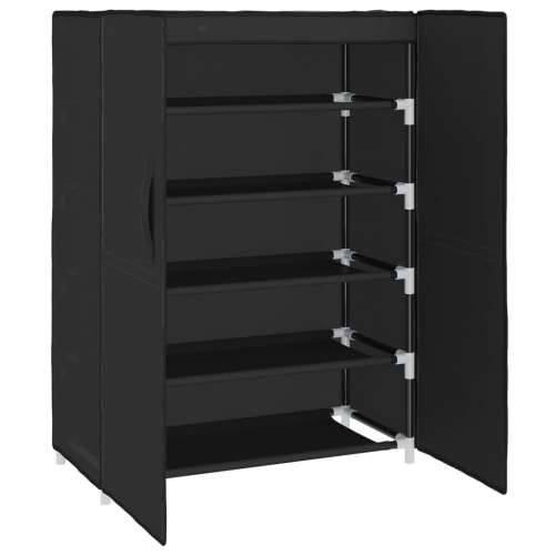 Ormarić za cipele crni 60 x 28 x 90 cm od tkanine - Crna 1 90 cm 28 cm Cijena