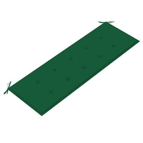 Klupa Batavia sa zelenim jastukom 150 cm od masivne tikovine Cijena